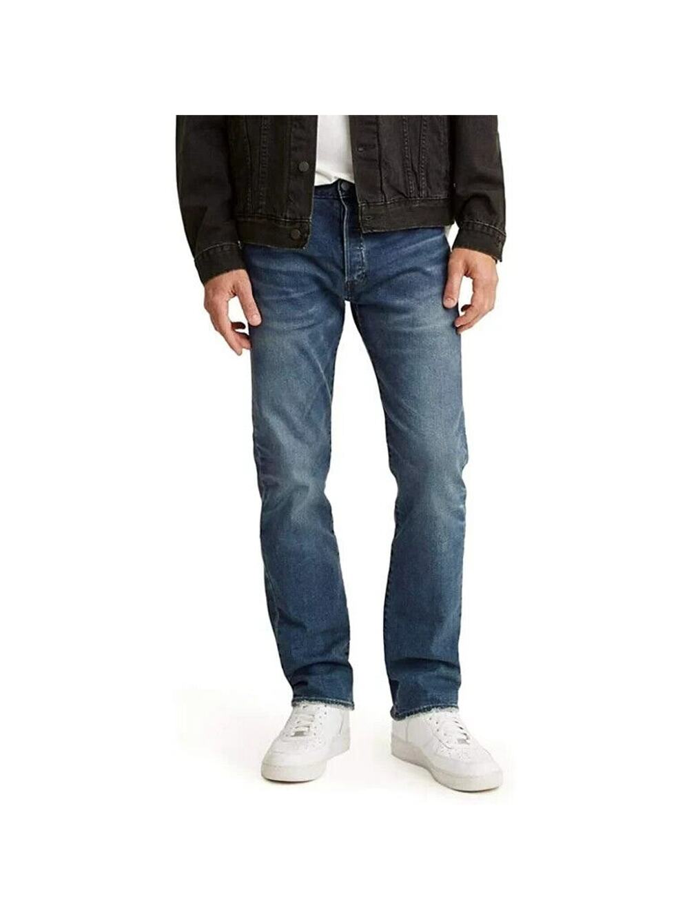 NEW Levi's Mens 501A Original Fit Button Fly Stretch Jeans Size 42 X 32 - Picture 1 of 5